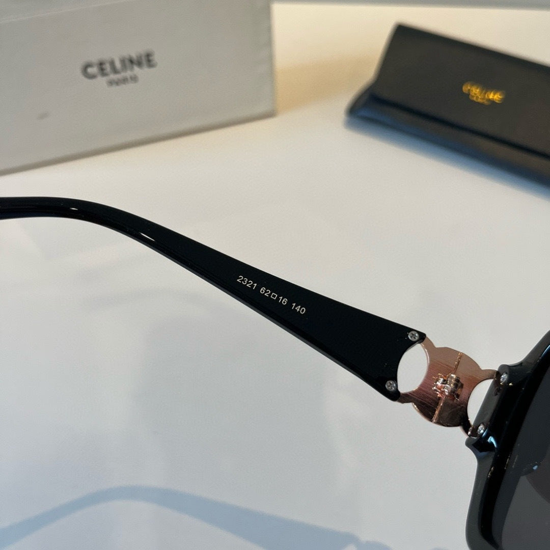 Celine Fashion Black Lens Sunglasses for Men & Women - 998050 - detail image 9