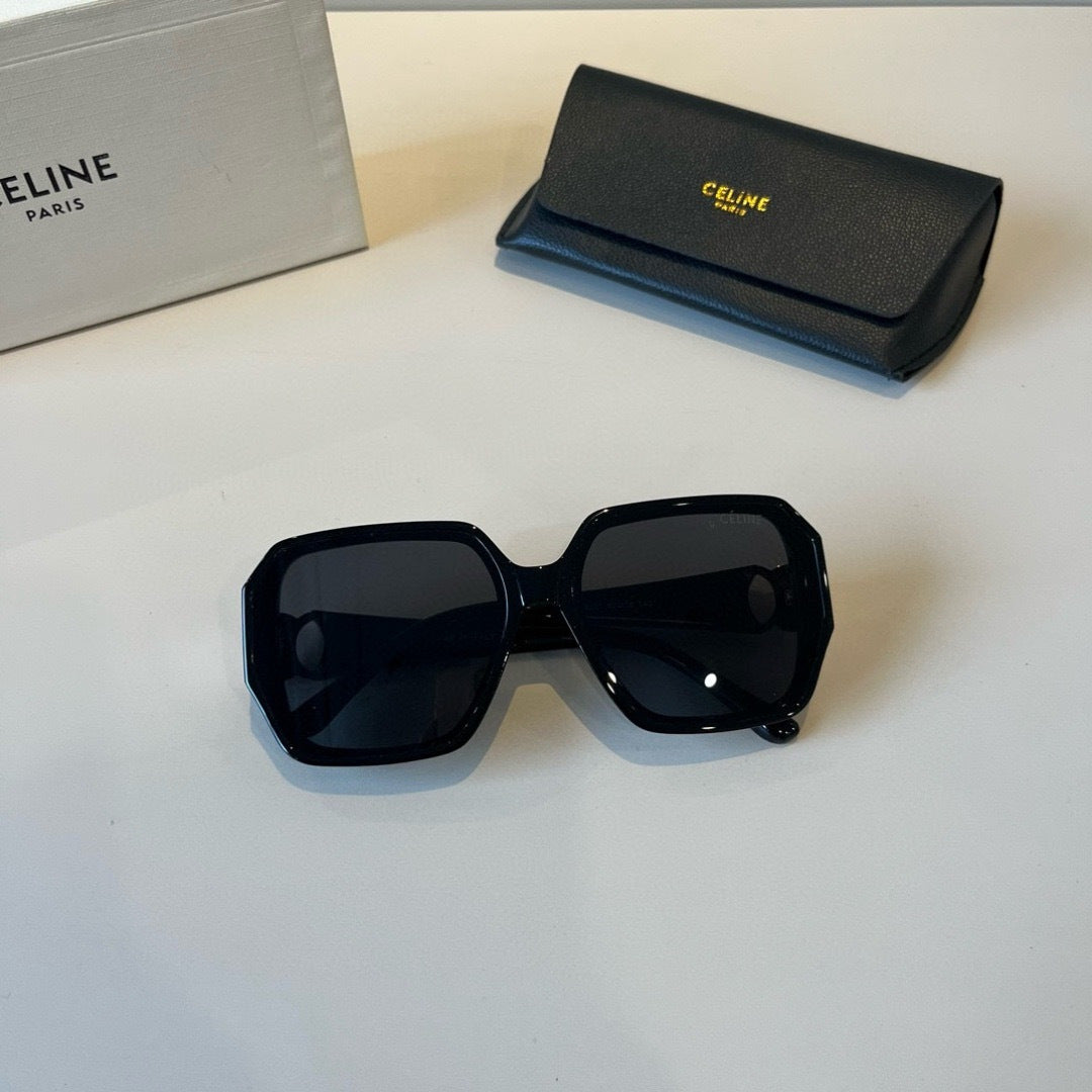Celine Fashion Black Lens Sunglasses for Men & Women - 998050 - detail image 5