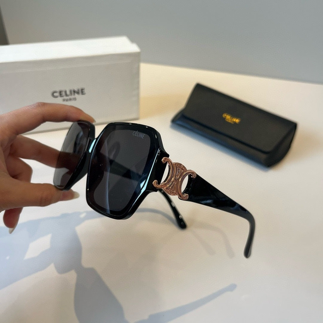 Celine Fashion Black Lens Sunglasses for Men & Women - 998050 - detail image 4