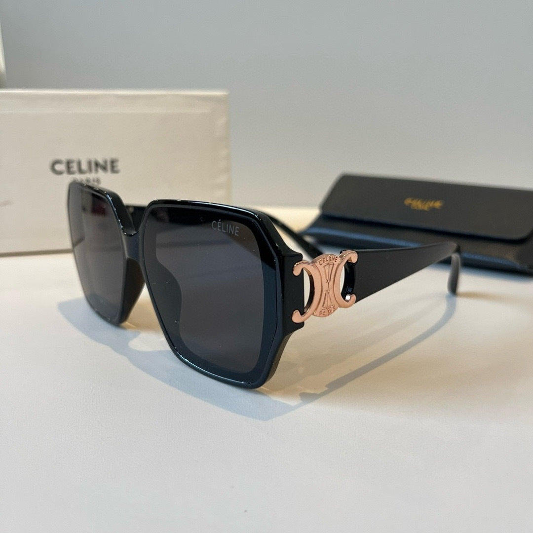 Celine Fashion Black Lens Sunglasses for Men & Women - 998050 - detail image 3