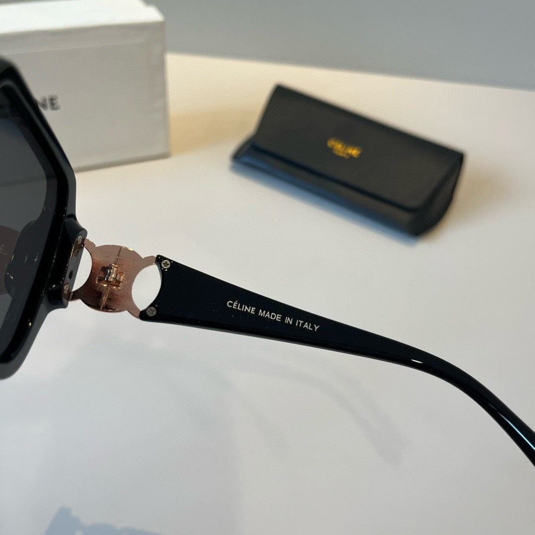 Celine Fashion Black Lens Sunglasses for Men & Women - 998050 - detail image 8