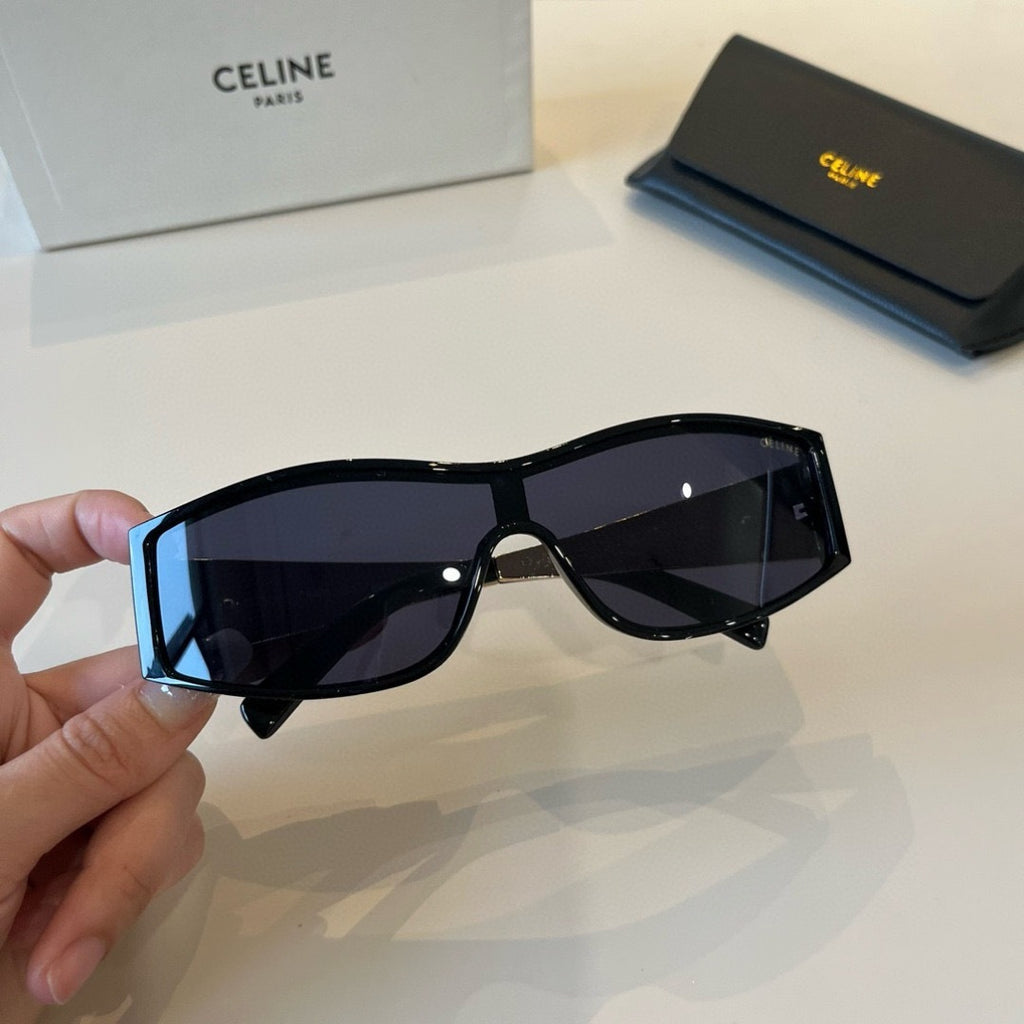 Celine Metal Fashion Silver Lens Sunglasses for Men & Women - 998053 - detail image 5
