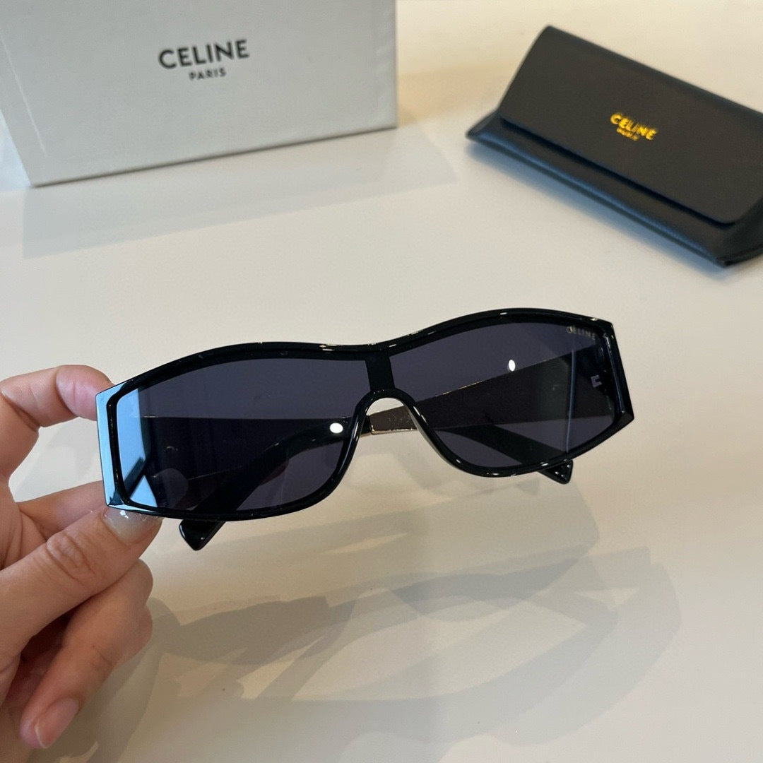 Celine Metal Fashion Silver Lens Sunglasses for Men & Women - 998053 - detail image 5