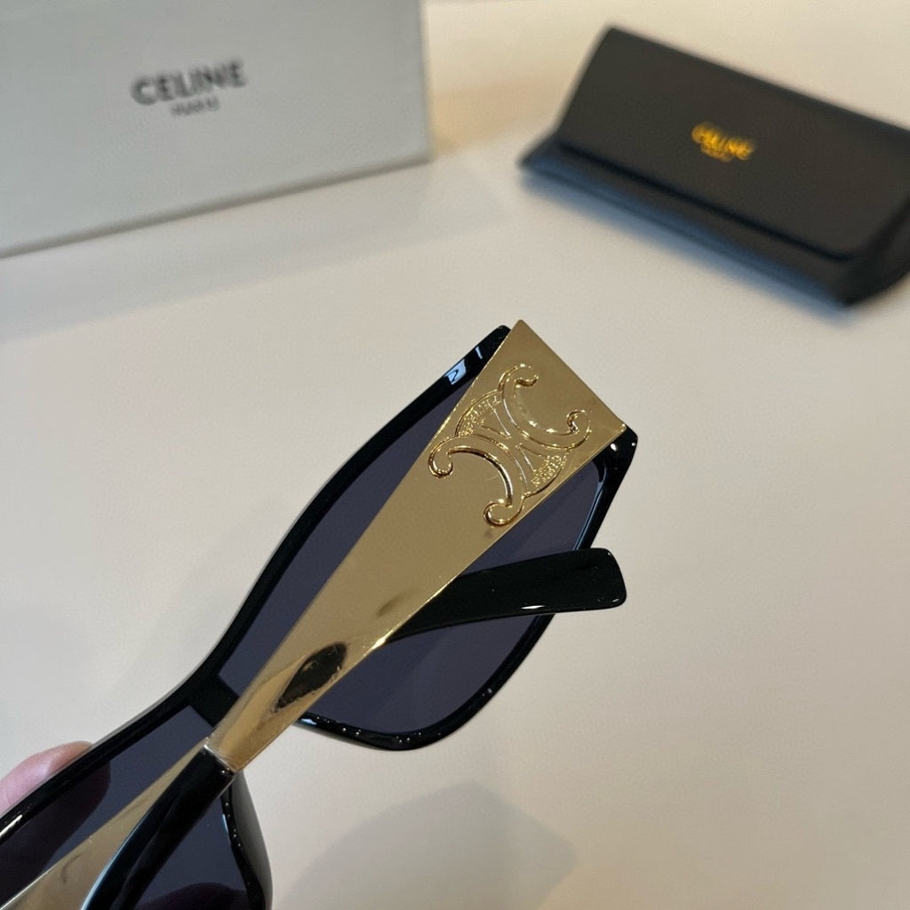 Celine Metal Fashion Silver Lens Sunglasses for Men & Women - 998053 - detail image 8
