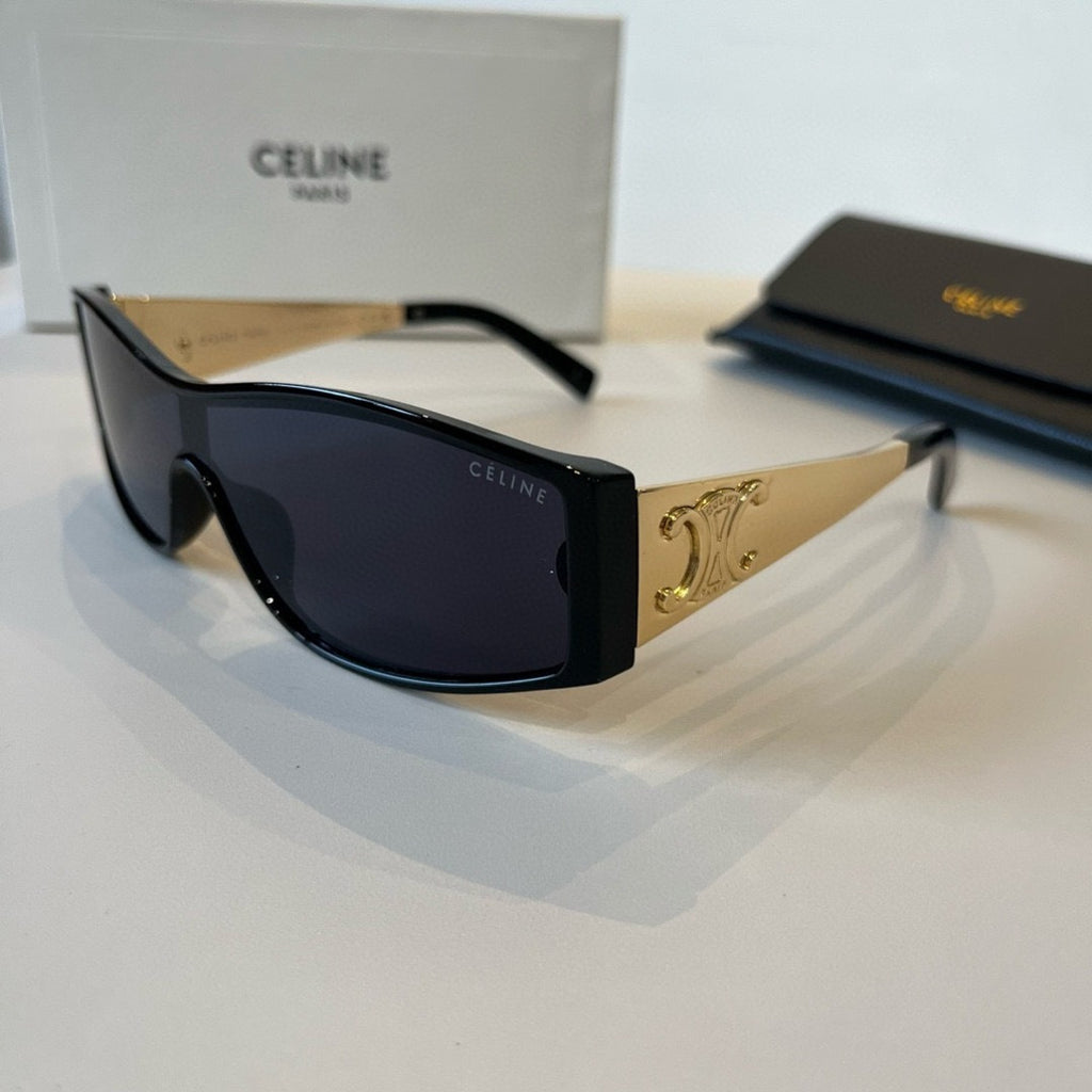 Celine Metal Fashion Silver Lens Sunglasses for Men & Women - 998053 - detail image 3