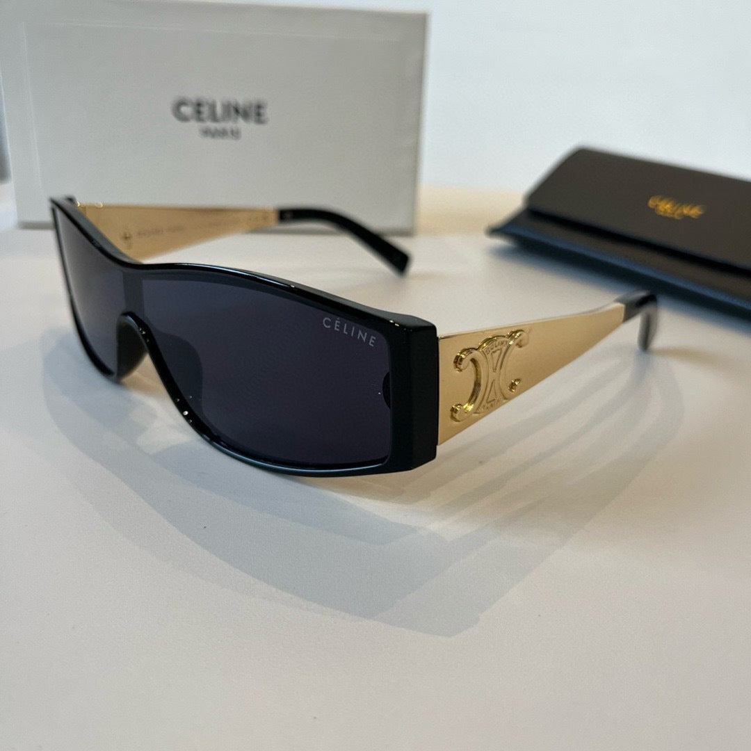 Celine Metal Fashion Silver Lens Sunglasses for Men & Women - 998053 - detail image 3