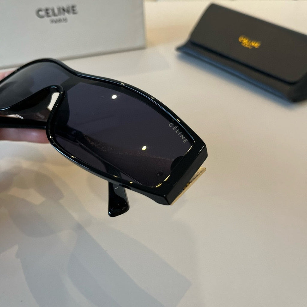 Celine Metal Fashion Silver Lens Sunglasses for Men & Women - 998053 - detail image 4
