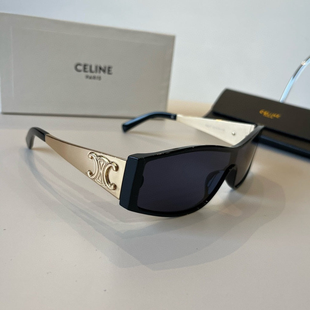 Celine Metal Fashion Silver Lens Sunglasses for Men & Women - 998053