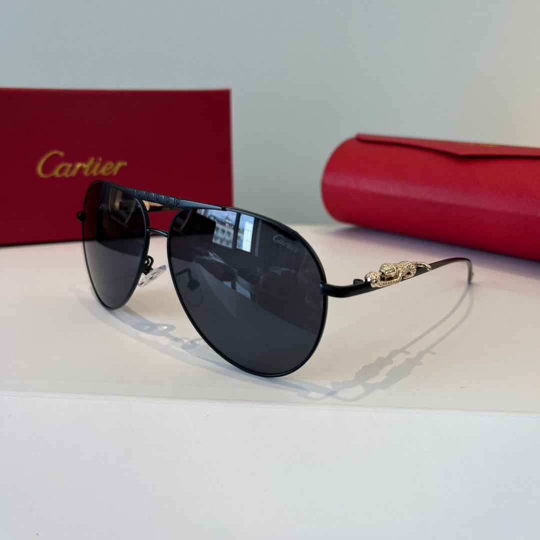 Cartier Lightweight Metal Rimless Silver Lens Sunglasses for Men & Wo - 432268 - detail image 3
