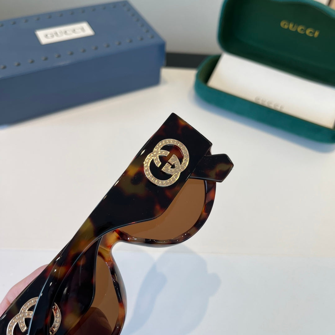 Gucci Cat-Eye Black Lens Sunglasses for Men & Women - 448835 - detail image 7