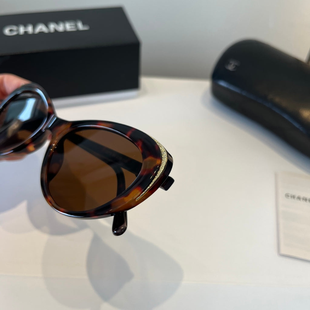Chanel Cat-Eye Brown Lens Sunglasses for Men & Women - detail image 9