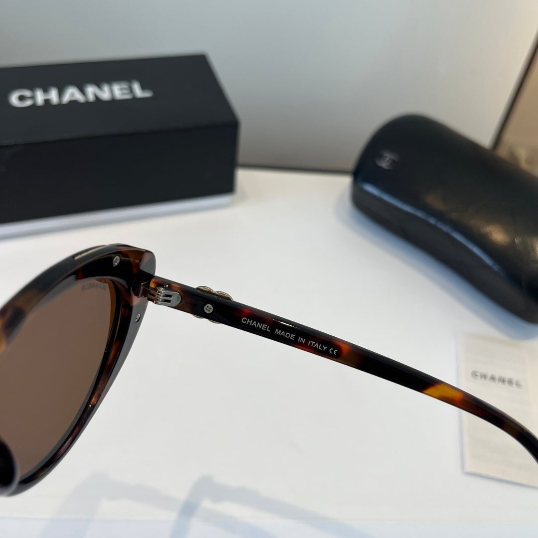 Chanel Cat-Eye Brown Lens Sunglasses for Men & Women - detail image 5
