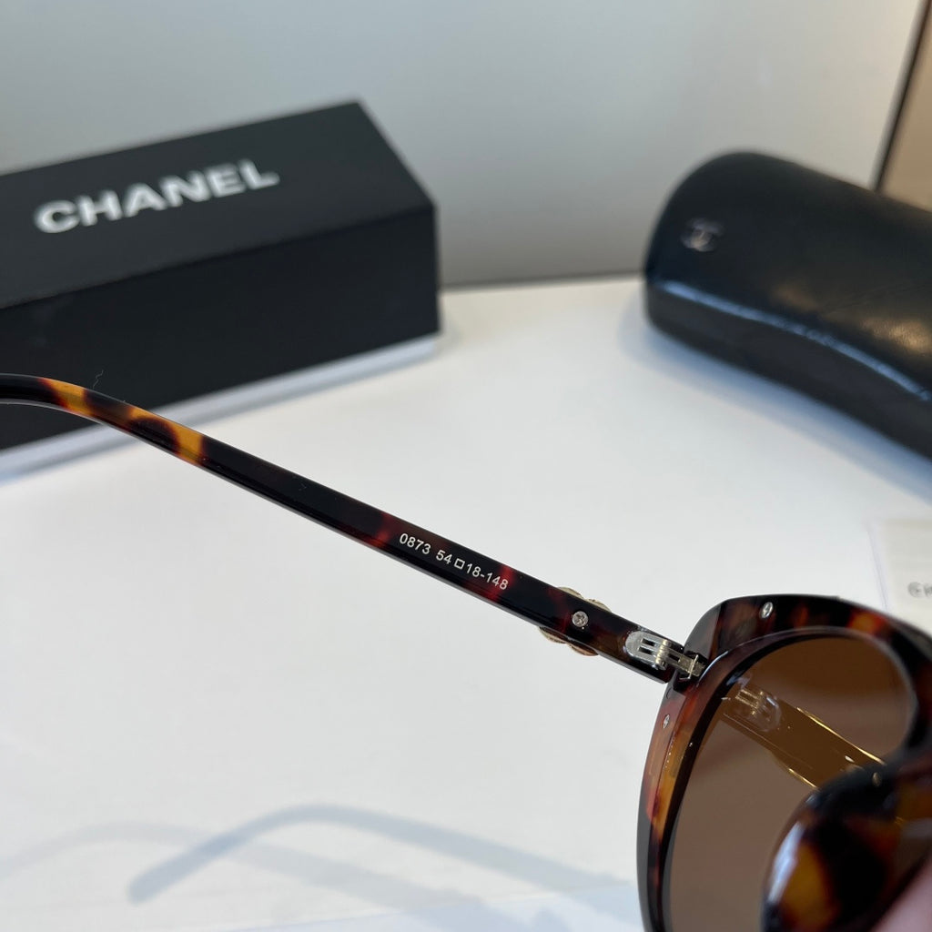 Chanel Cat-Eye Brown Lens Sunglasses for Men & Women - detail image 6