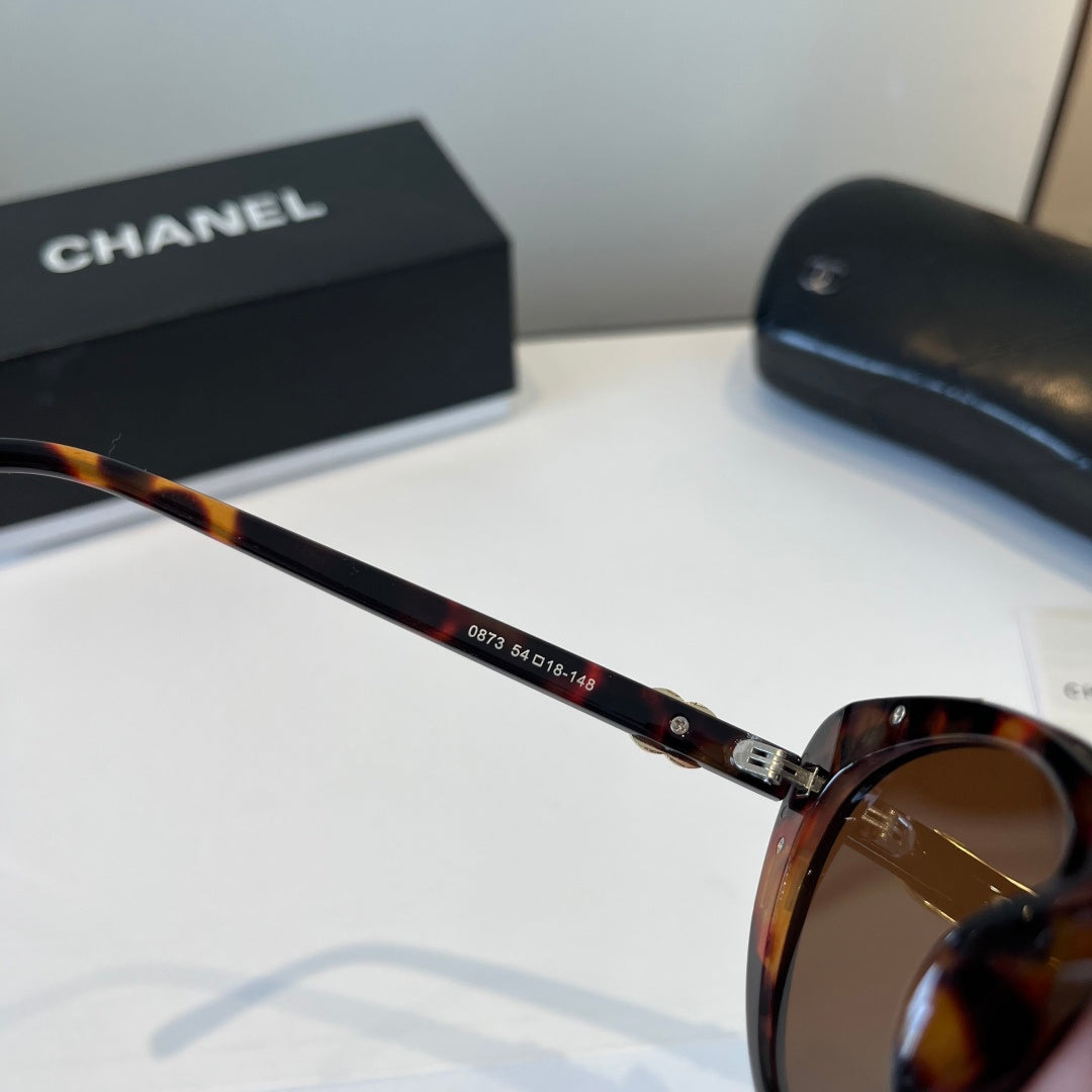 Chanel Cat-Eye Brown Lens Sunglasses for Men & Women - detail image 6