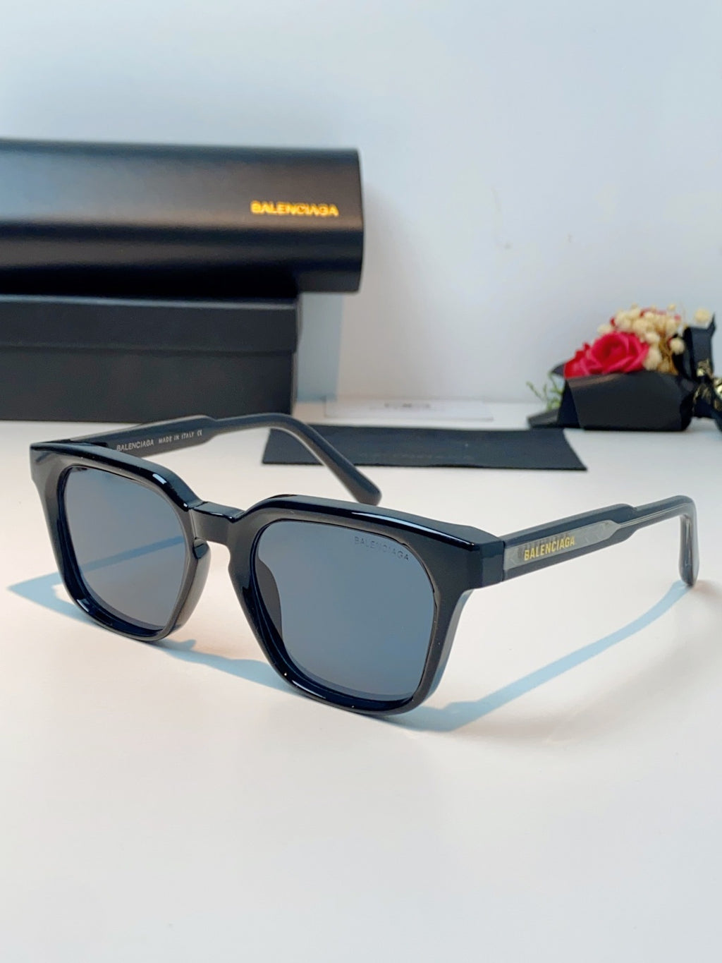Balenciaga Blue-Light Fashion Blue Lens Sunglasses for Men & Women