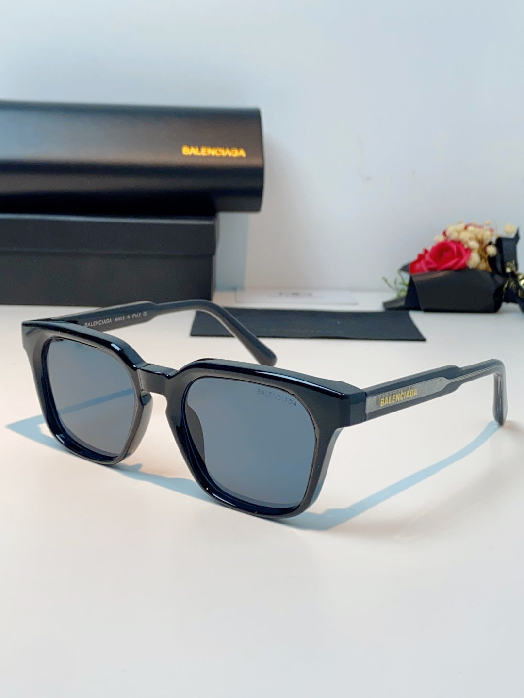 Balenciaga Blue-Light Fashion Blue Lens Sunglasses for Men & Women