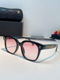 Chanel Square Black Lens Sunglasses for Women - 431647