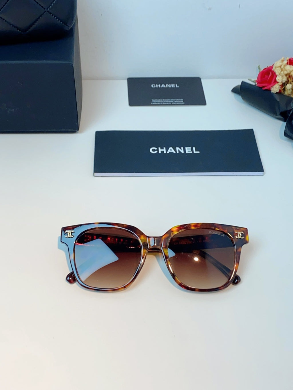 Chanel Square Brown Lens Sunglasses for Women - 431648 - detail image 9
