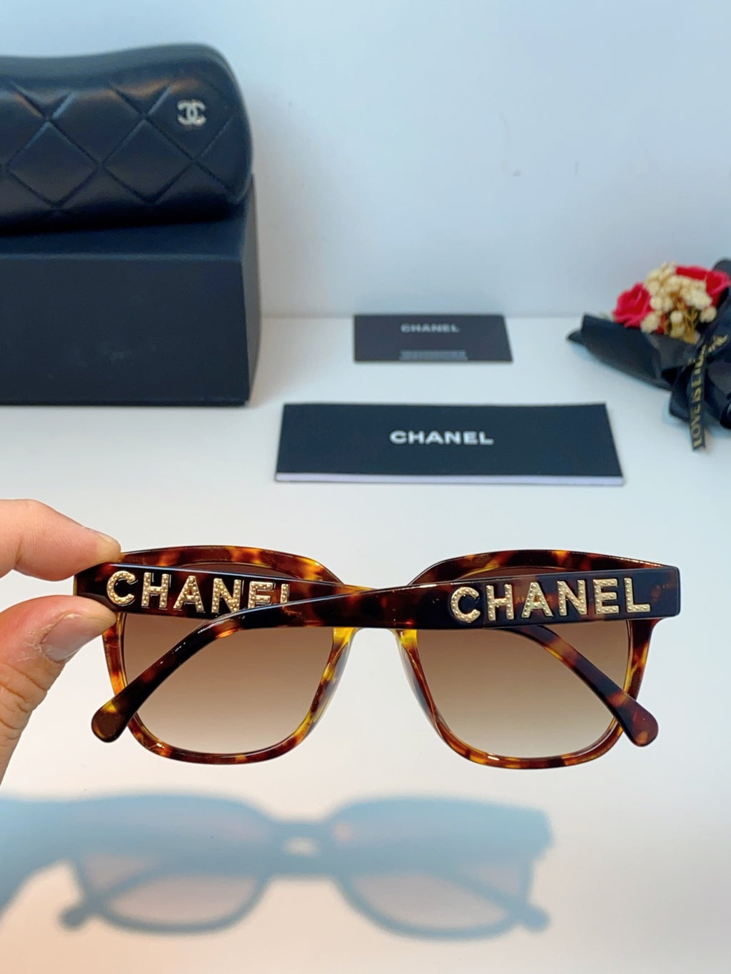 Chanel Square Brown Lens Sunglasses for Women - 431648 - detail image 5