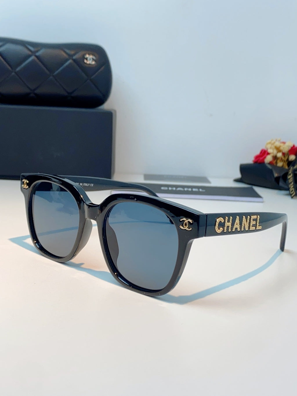 Chanel Square Blue Lens Sunglasses for Women - 431649