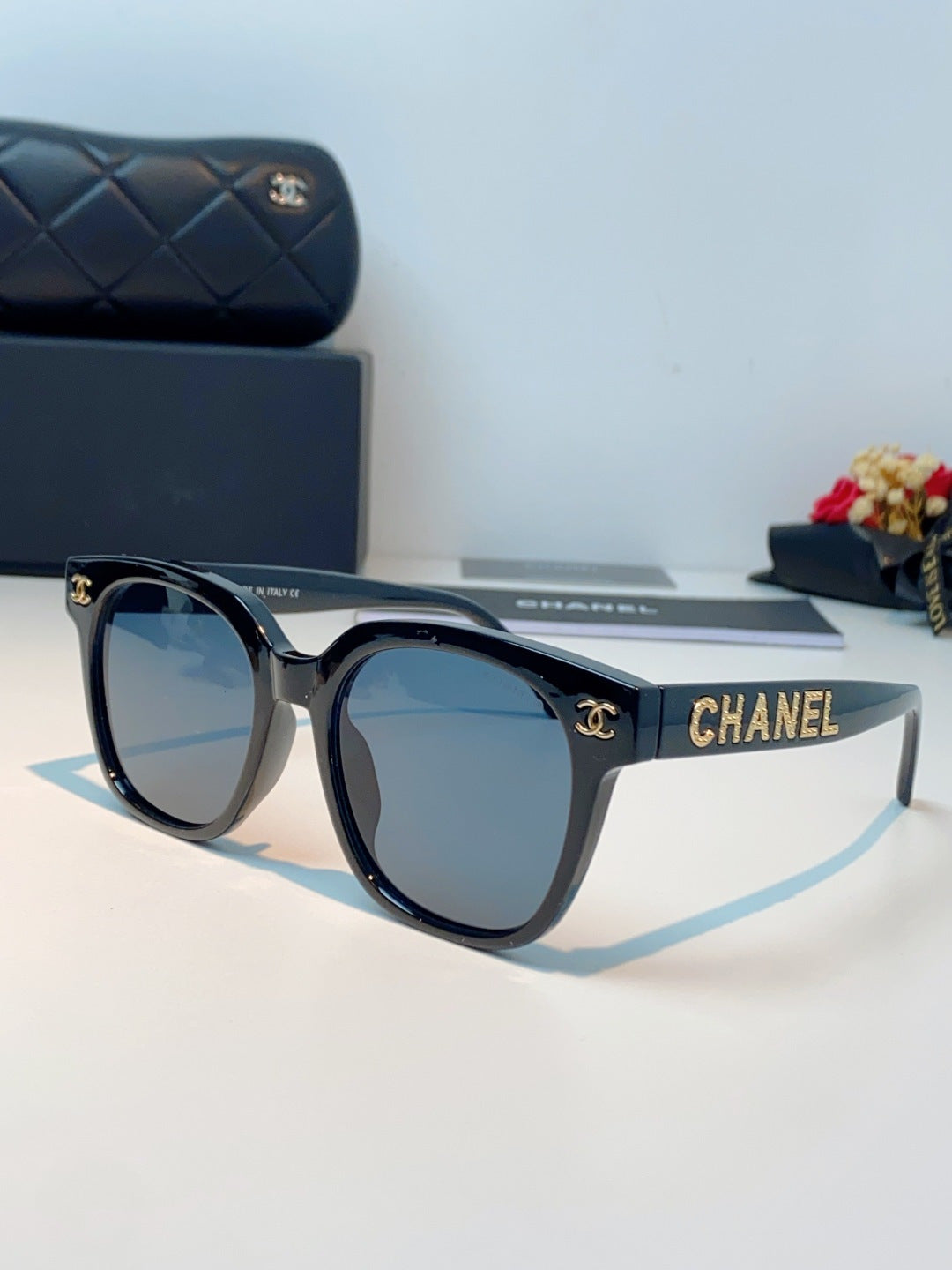Chanel Square Blue Lens Sunglasses for Women - 431649
