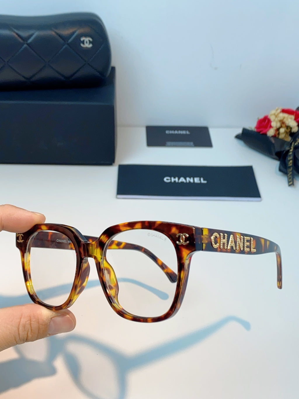 Chanel Square Brown Lens Sunglasses for Women - 431650 - detail image 6