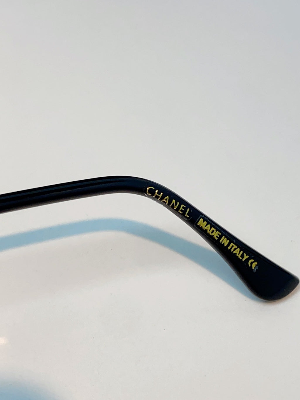 Chanel Metal Browline Gold Lens Sunglasses for Women - detail image 8
