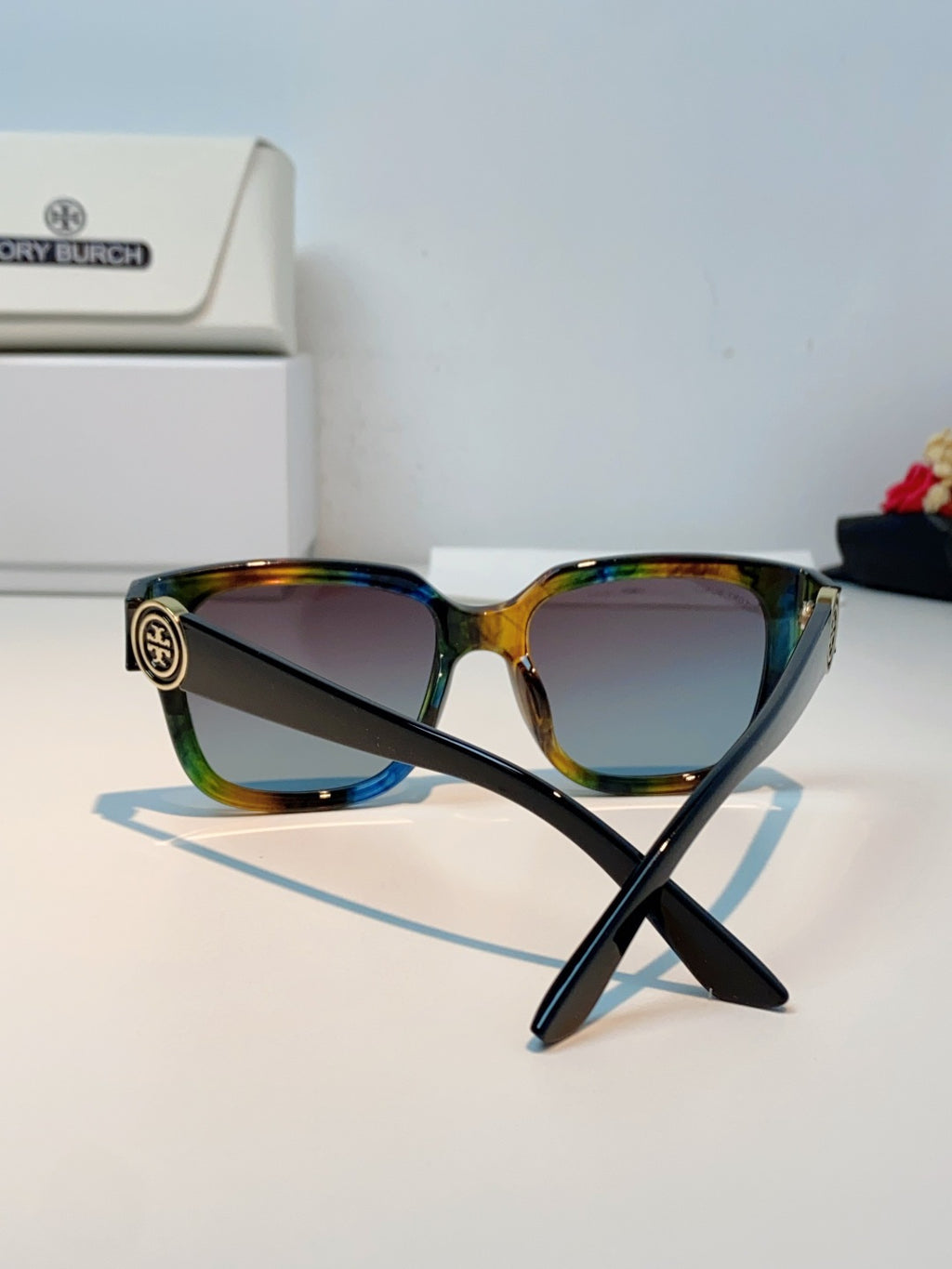 Burberry Oversized Brown Lens Sunglasses for Women - 432477 - detail image 3