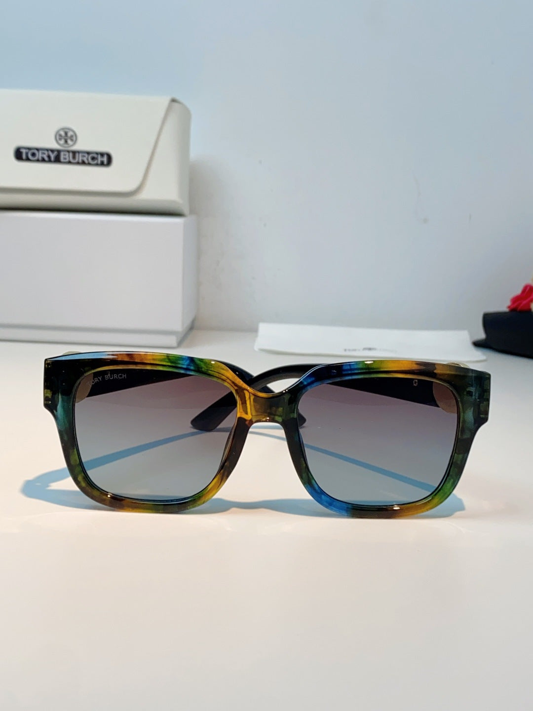 Burberry Oversized Brown Lens Sunglasses for Women - 432477 - detail image 2