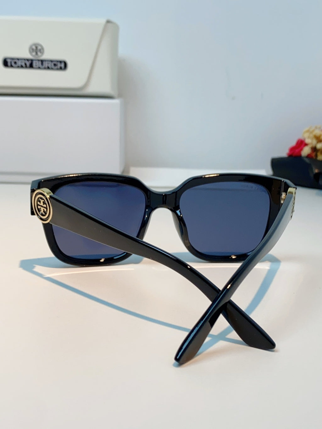 Burberry Oversized Black Lens Sunglasses for Women - 432482 - detail image 3