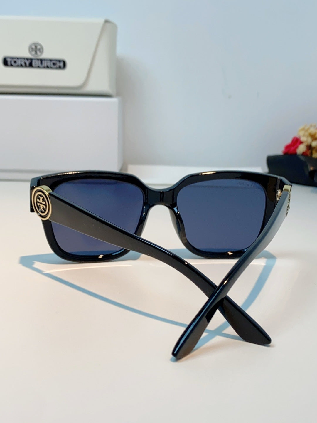 Burberry Oversized Black Lens Sunglasses for Women - 432482 - detail image 3