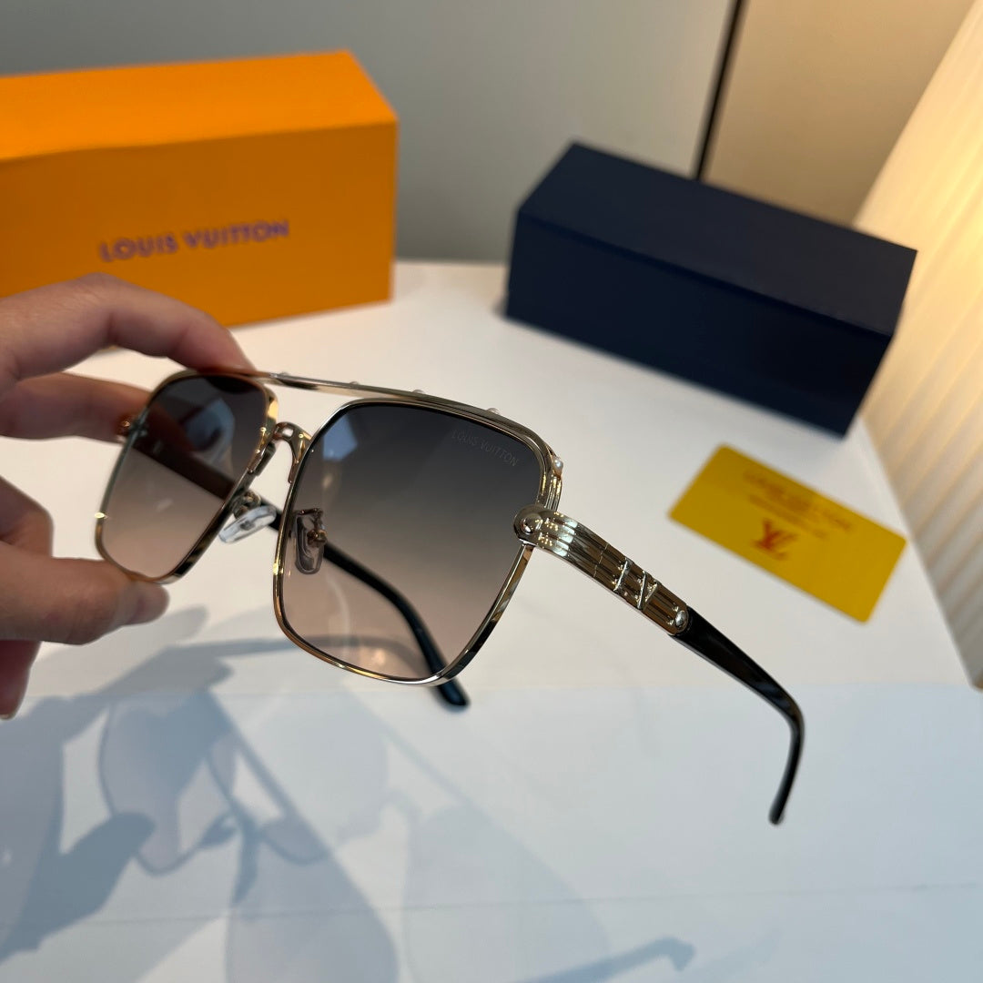 Louis Vuitton Metal Aviator Silver Lens Sunglasses for Men & Women - 431258 - detail image 4