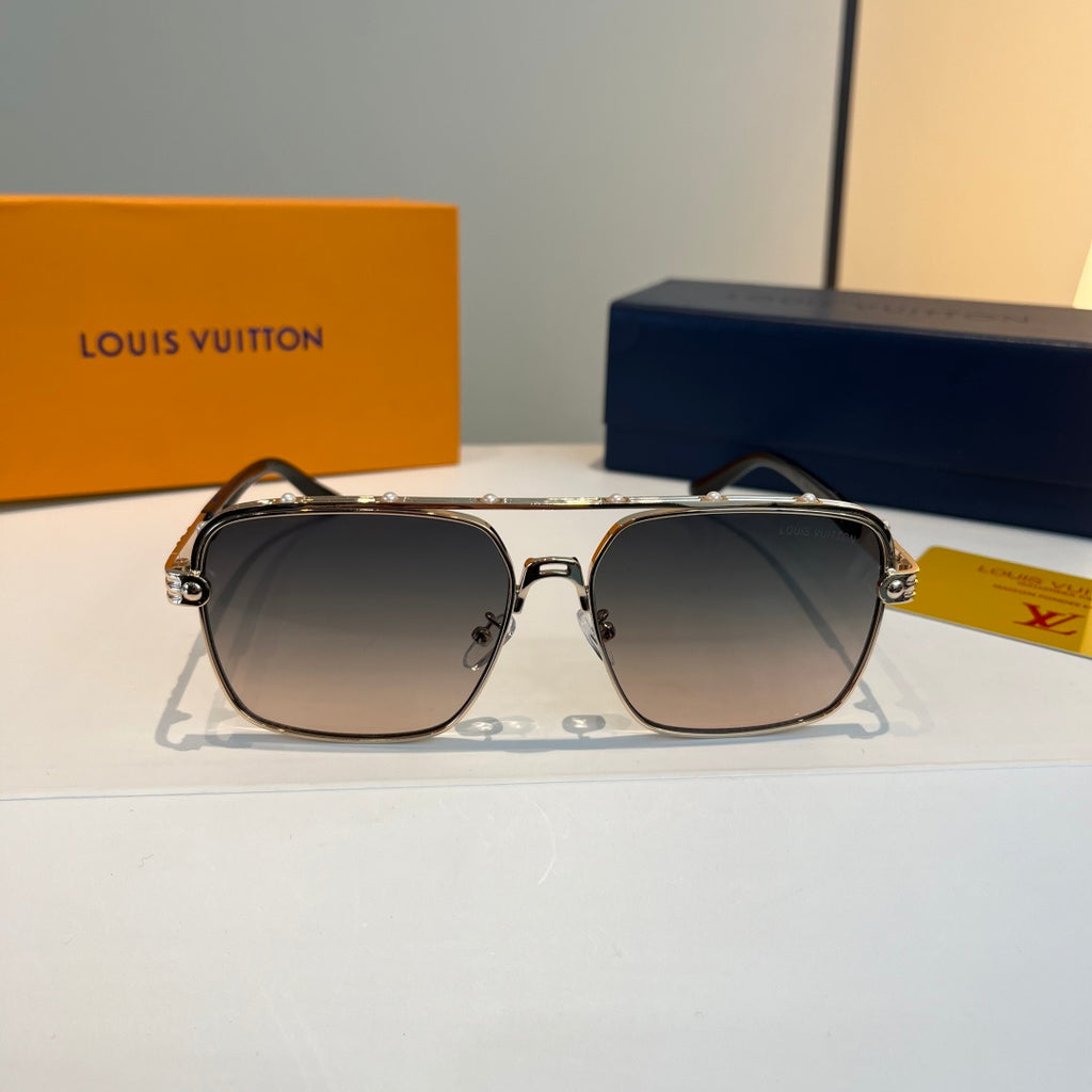 Louis Vuitton Metal Aviator Silver Lens Sunglasses for Men & Women - 431258 - detail image 2