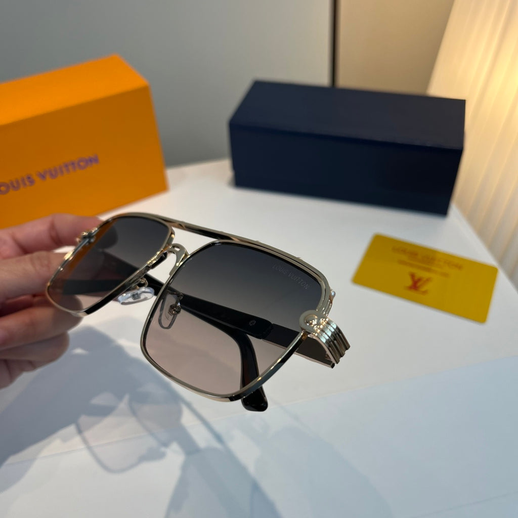 Louis Vuitton Metal Aviator Silver Lens Sunglasses for Men & Women - 431258 - detail image 6