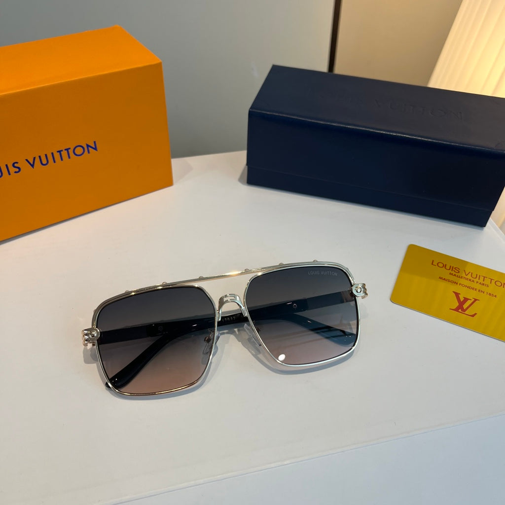 Louis Vuitton Metal Aviator Silver Lens Sunglasses for Men & Women - 431258 - detail image 5