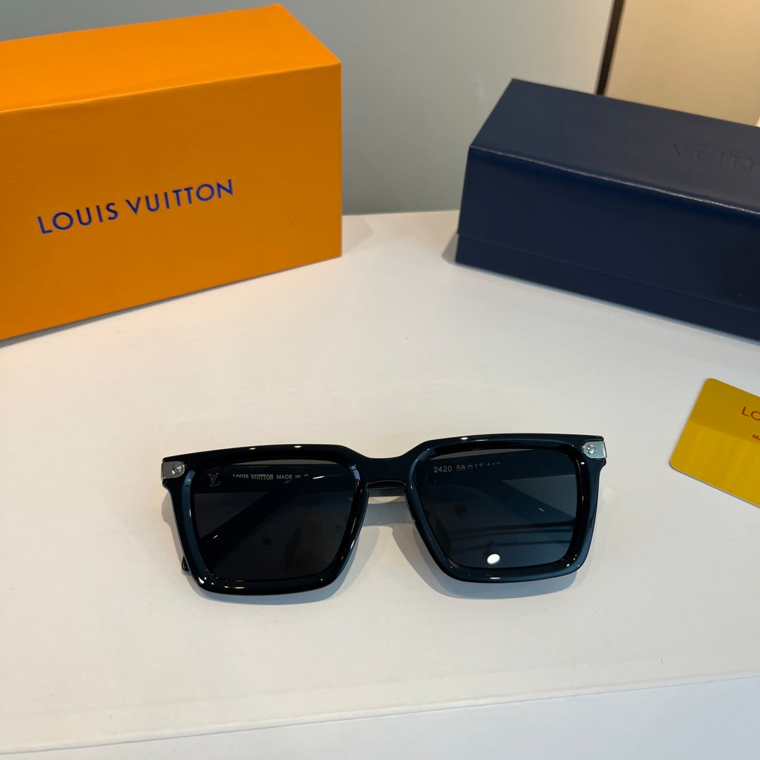 Louis Vuitton Fashion Black Lens Sunglasses for Men & Women - 431259 - detail image 9