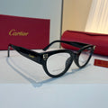 Cartier Lightweight Metal Rimless Silver Lens Sunglasses for Men & Wo - 465806