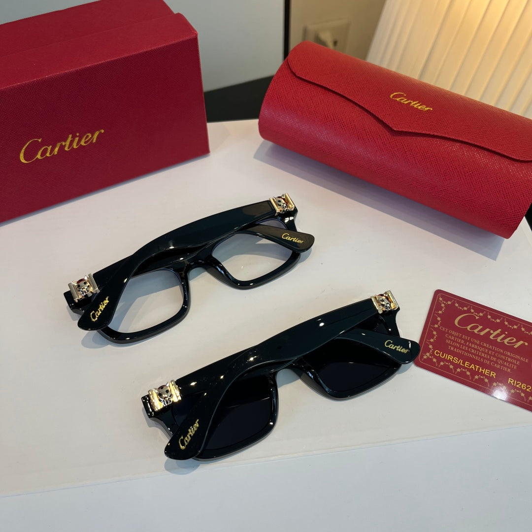 Cartier Lightweight Metal Rimless Silver Lens Sunglasses for Men & Wo - 415921 - detail image 6