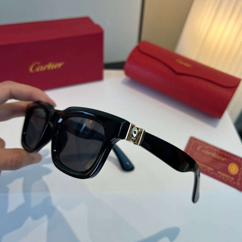 Cartier Lightweight Metal Rimless Silver Lens Sunglasses for Men & Wo - 465808 - detail image 4