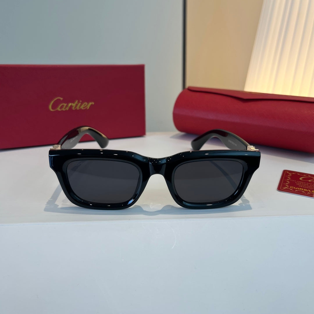 Cartier Lightweight Metal Rimless Silver Lens Sunglasses for Men & Wo - 465857 - detail image 2