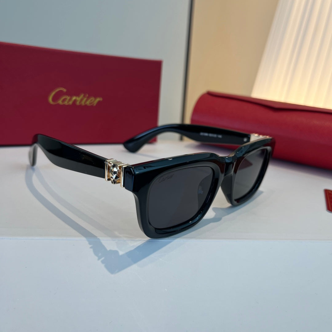 Cartier Lightweight Metal Rimless Silver Lens Sunglasses for Men & Wo - 465808