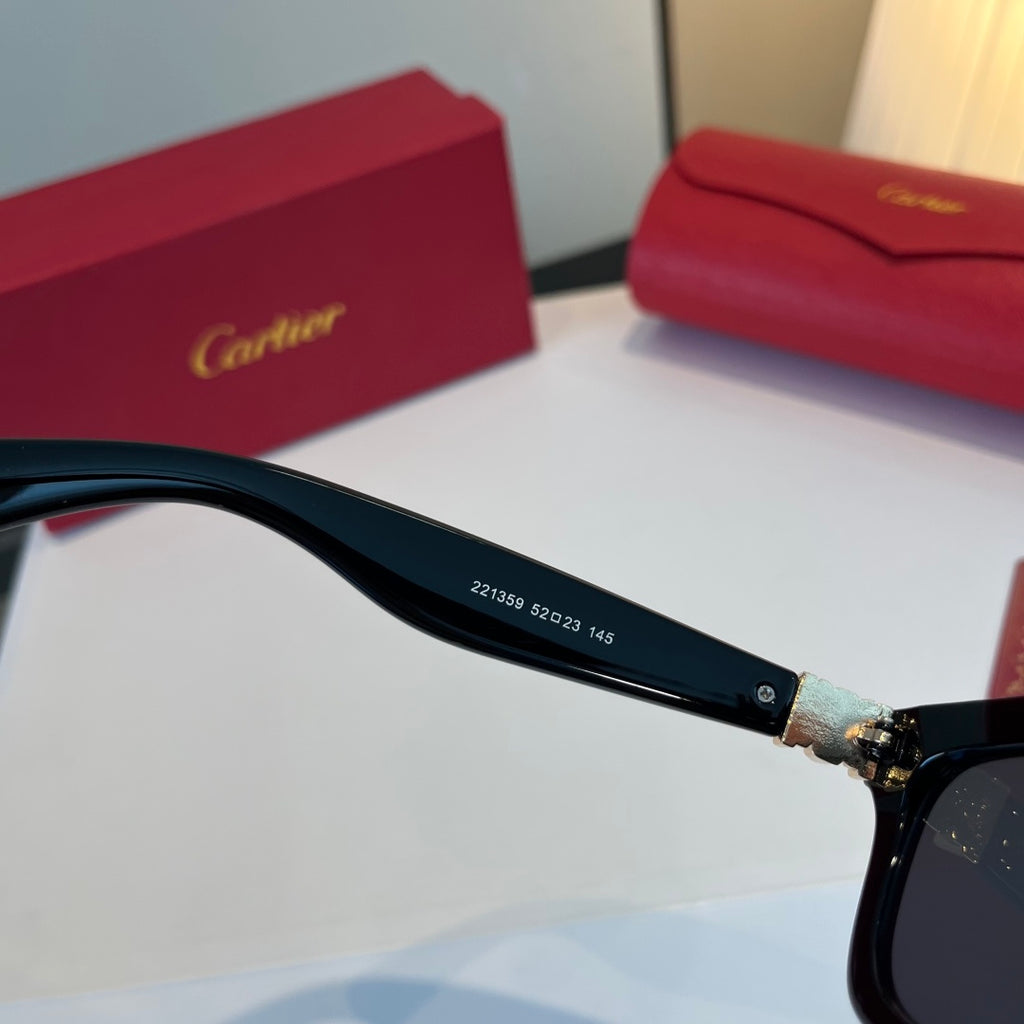Cartier Lightweight Metal Rimless Silver Lens Sunglasses for Men & Wo - 415921 - detail image 9