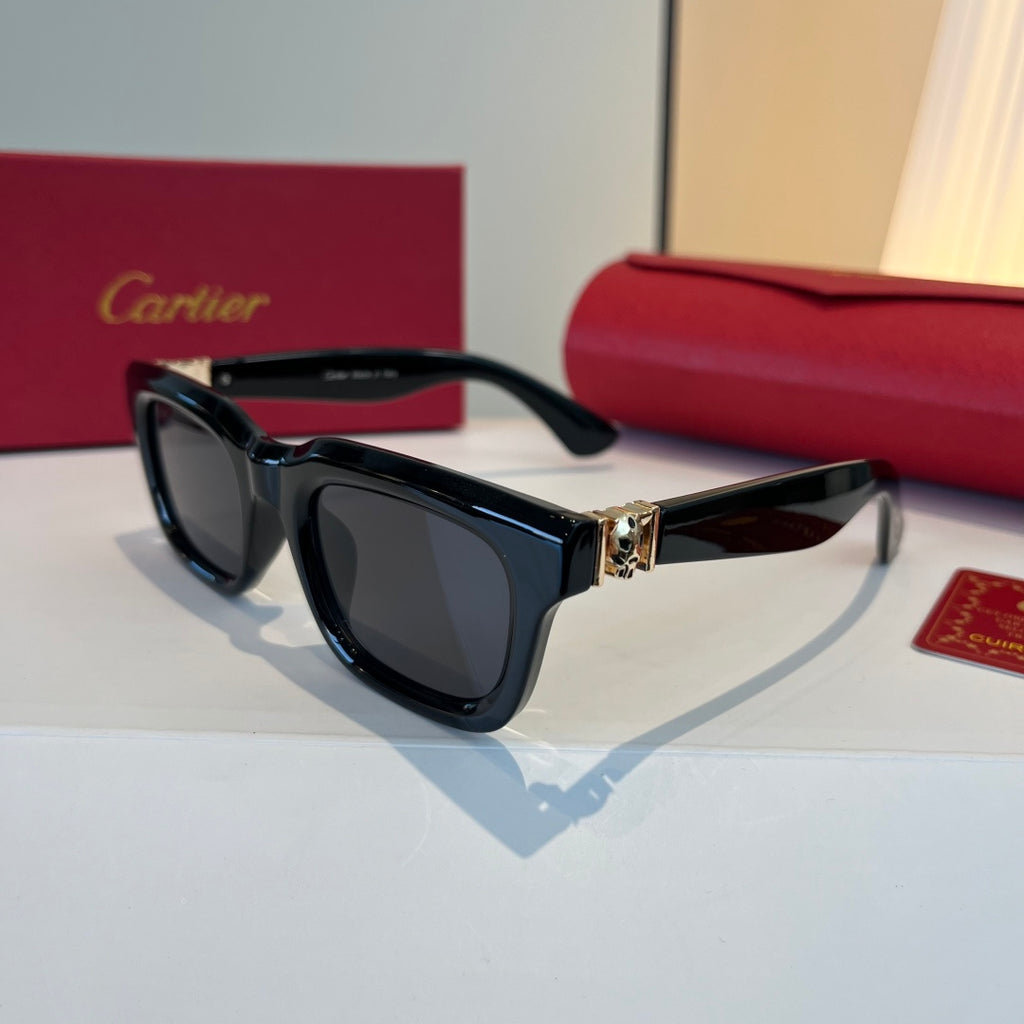 Cartier Lightweight Metal Rimless Silver Lens Sunglasses for Men & Wo - 465808 - detail image 3