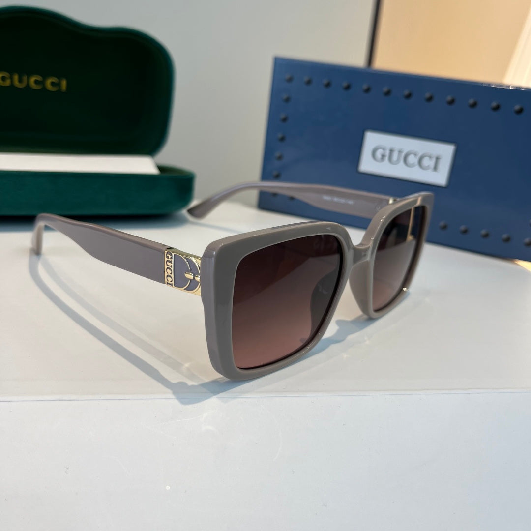Gucci Oversized Silver Lens Sunglasses for Women - 448836