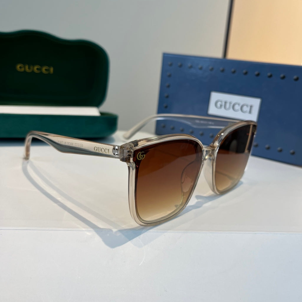 Gucci Oversized Brown Lens Sunglasses for Men & Women - 448837