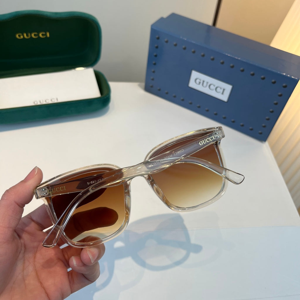 Gucci Oversized Brown Lens Sunglasses for Men & Women - 431404 - detail image 7
