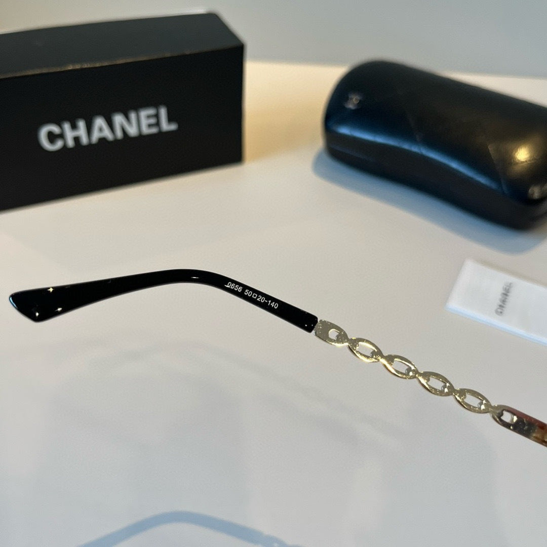 Chanel Oversized Purple Lens Sunglasses for Men & Women - detail image 10