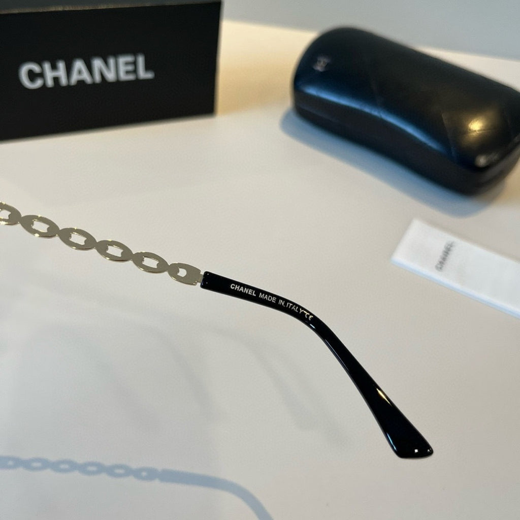 Chanel Oversized Purple Lens Sunglasses for Men & Women - detail image 9