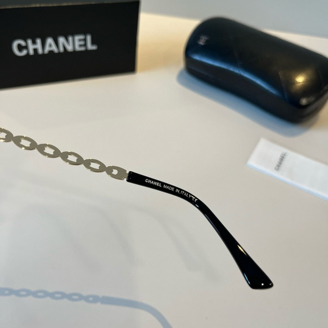 Chanel Oversized Purple Lens Sunglasses for Men & Women - detail image 9