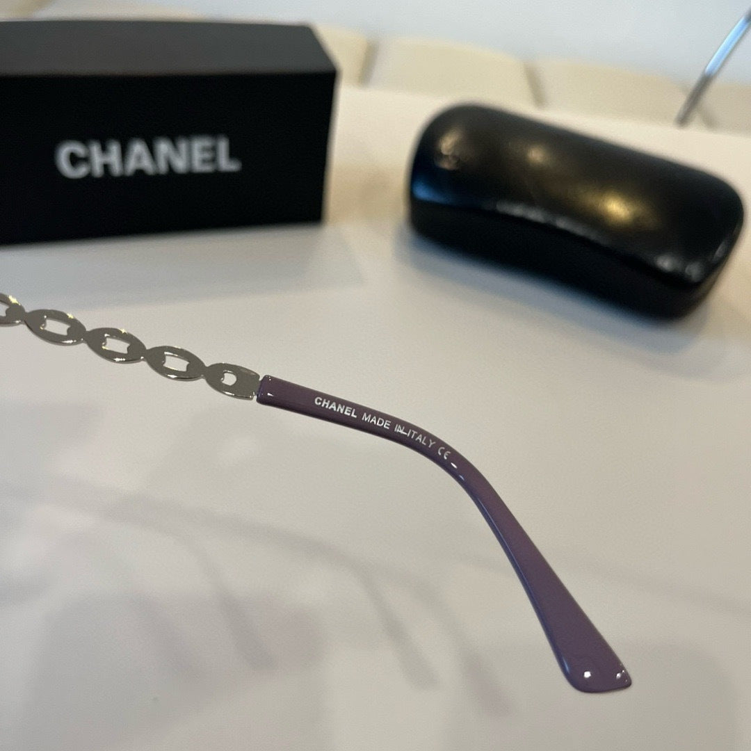 Chanel Oversized Silver Lens Sunglasses for Men & Women - 486574 - detail image 9
